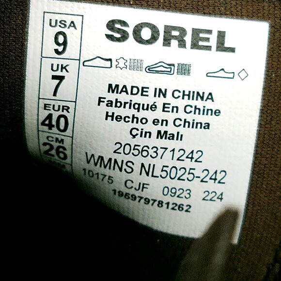 Sorel Evo II Zip Boots Men’s -Assorted Sizes –Brown –Waterproof Winter Boot –NEW - Picture 4 of 13